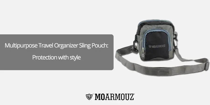 Multipurpose Travel Organizer Sling Pouch: Protection with style - Moarmouz