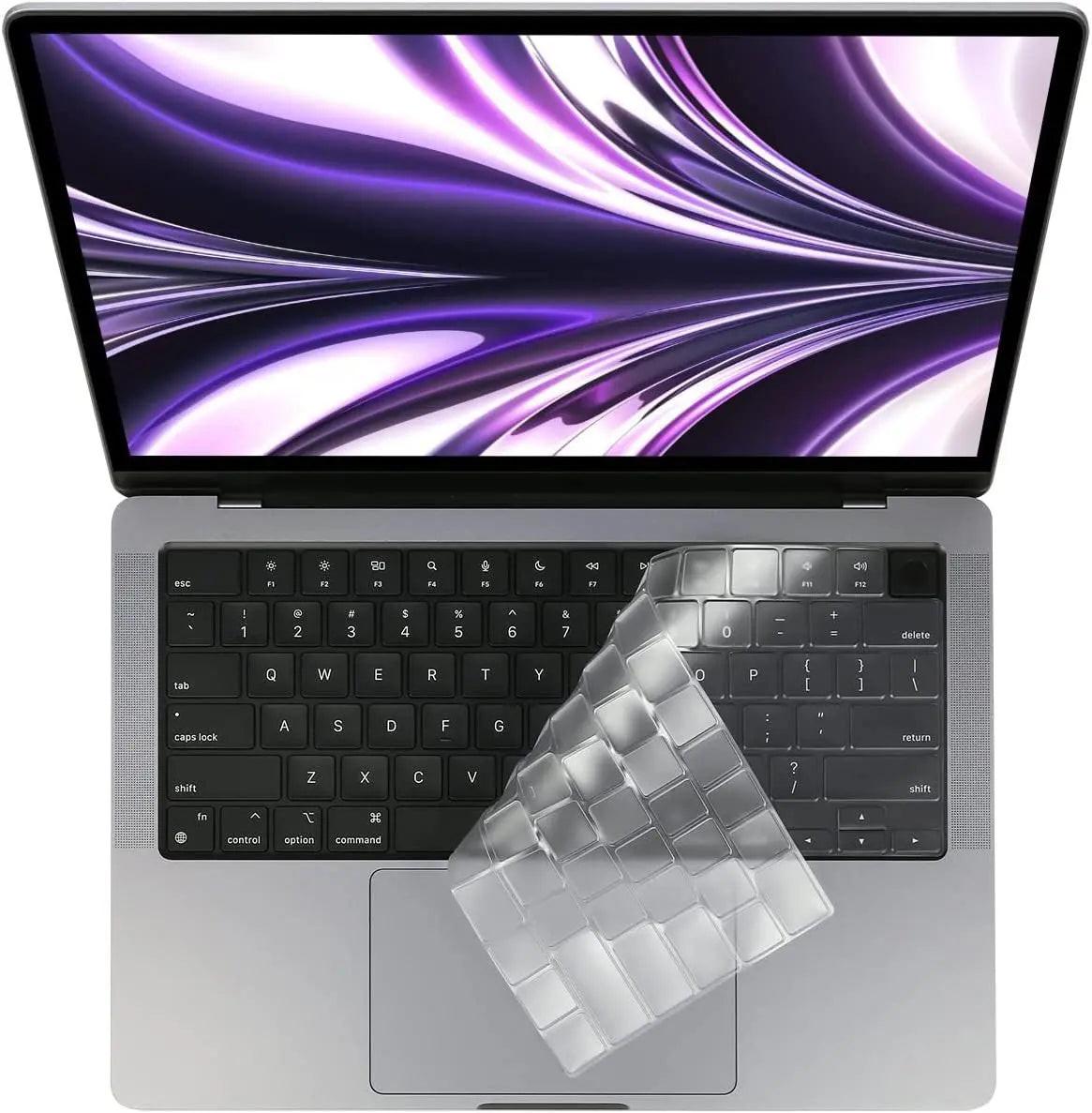 Keyboard Protector for MacBook Air 13.6" (M5–M2, 2026–2022) - US Layout - Ash Black — Moarmouz