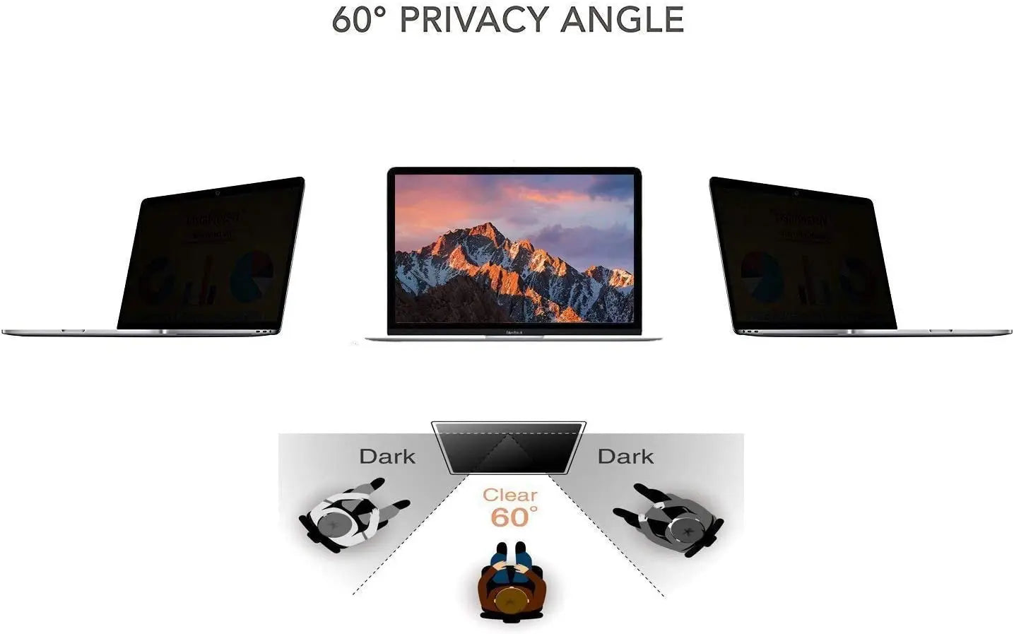 Privacy Removable Screen Protector for MacBook Air 13" (2020-2018) & M1, 2020 MoArmouz
