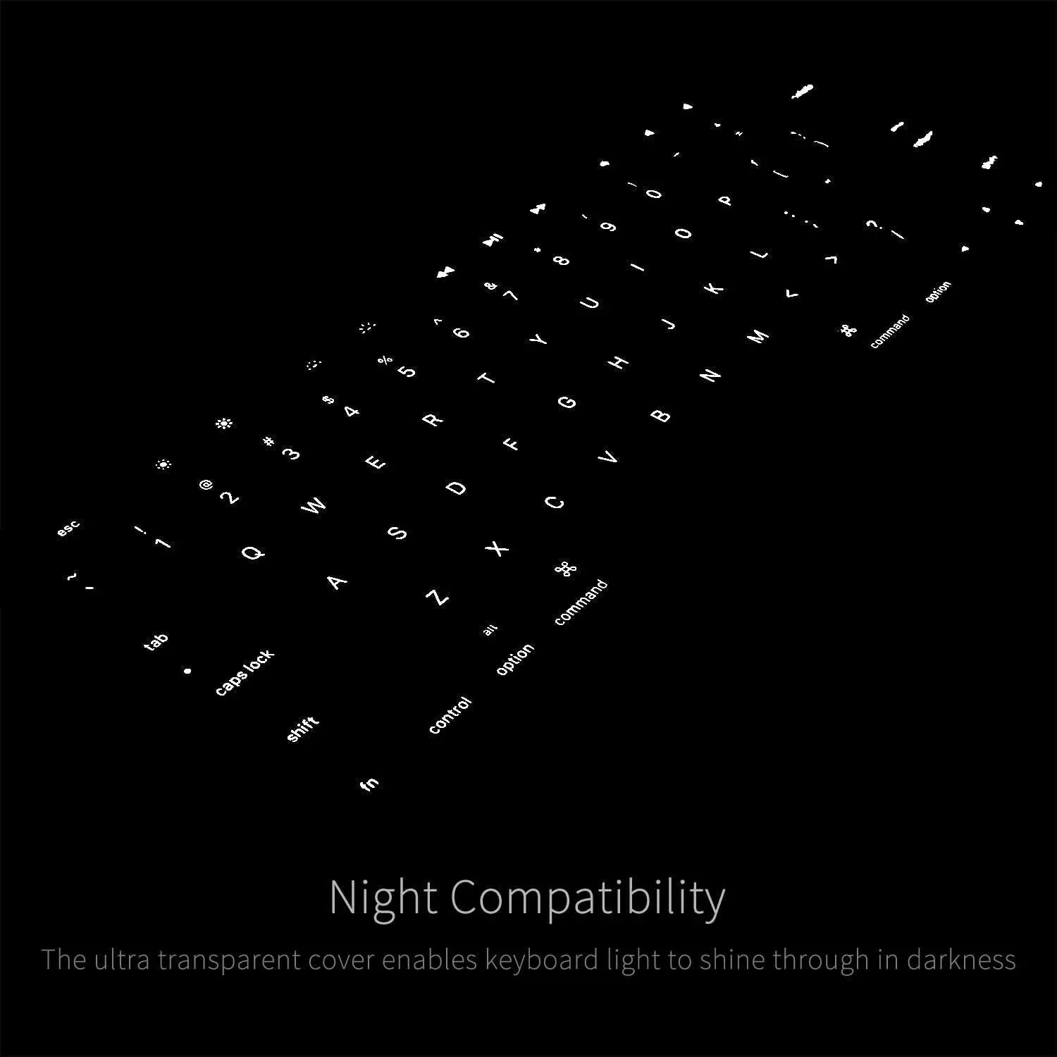 Keyboard Protector for MacBook Air 15", M4 (2025)/ M3-M2 (2024-2022) - US Layout - Ash Black MoArmouz