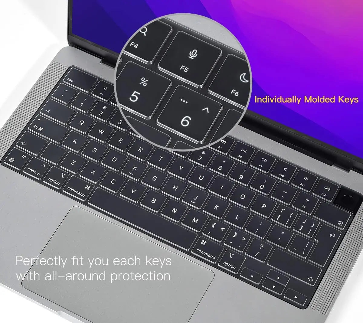 Keyboard Protector for MacBook Air 15", M3 (2024)/ M2 (2023-2022) - EU Layout MoArmouz