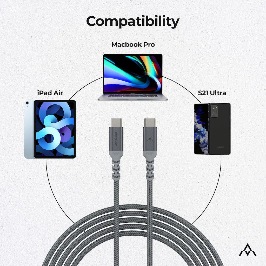 USB Type-C to USB-C 100W Charging Cable MoArmouz