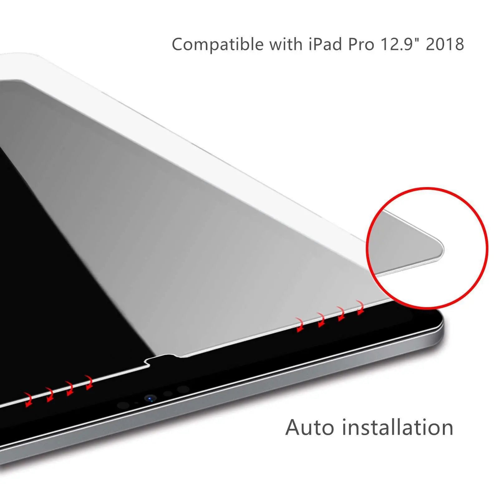 MoArmouz - Tempered Glass for iPad Pro 12.9-inch (2021-2018)