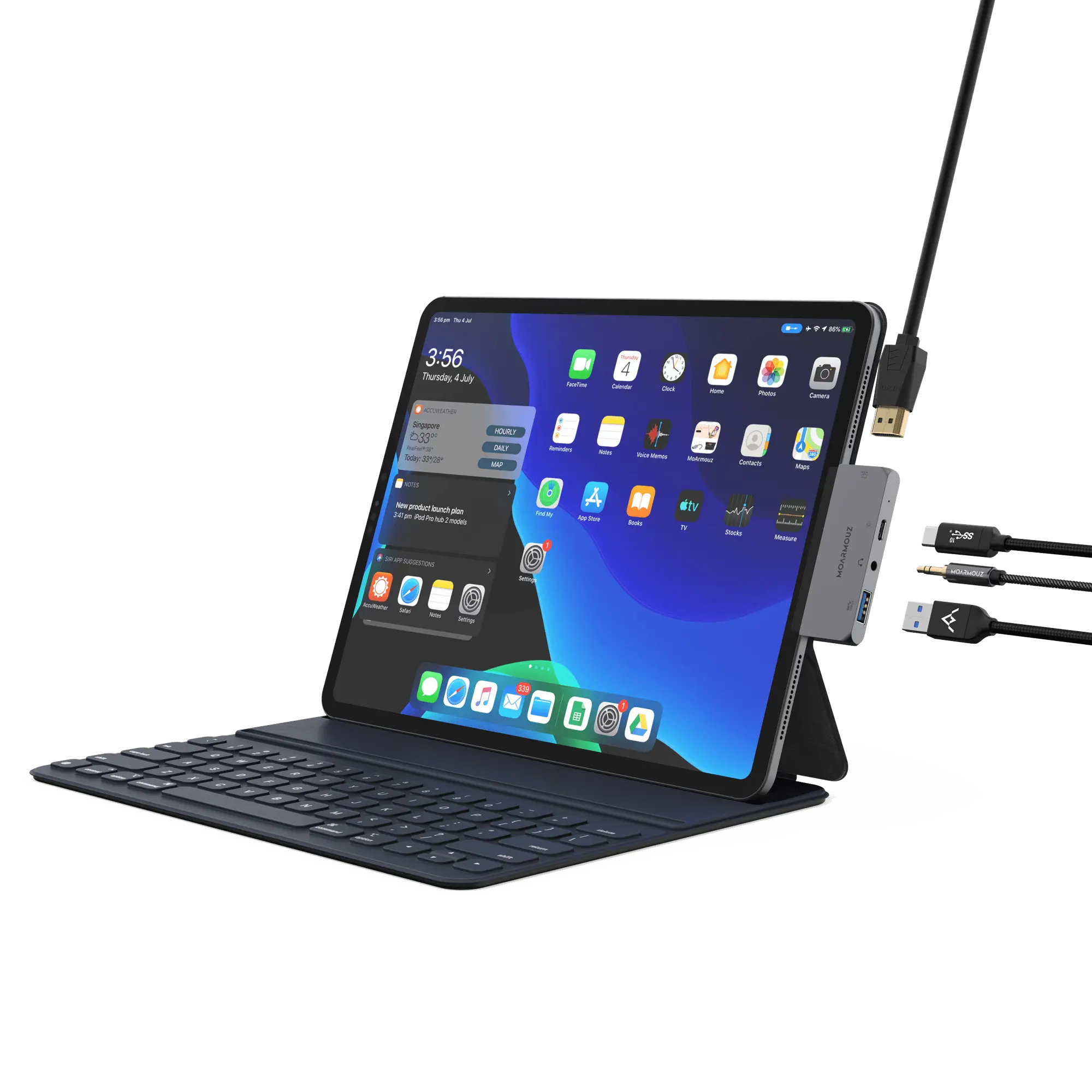 MoArmouz - Type C (USB-C) 4 in 1 iPad Pro Hub