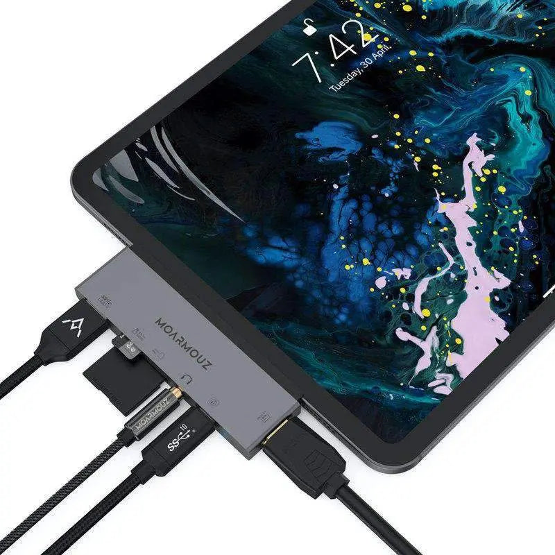 MoArmouz - Type C (USB-C) 6 in 1 iPad Pro Hub