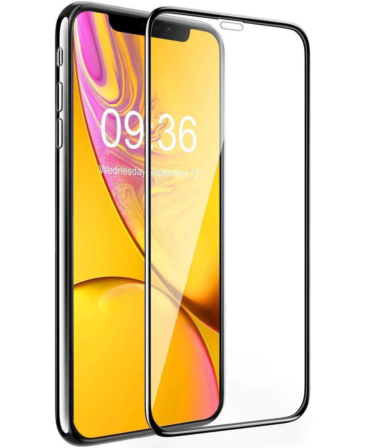 Curved Tempered Glass Screen Protector for iPhone XR — Moarmouz