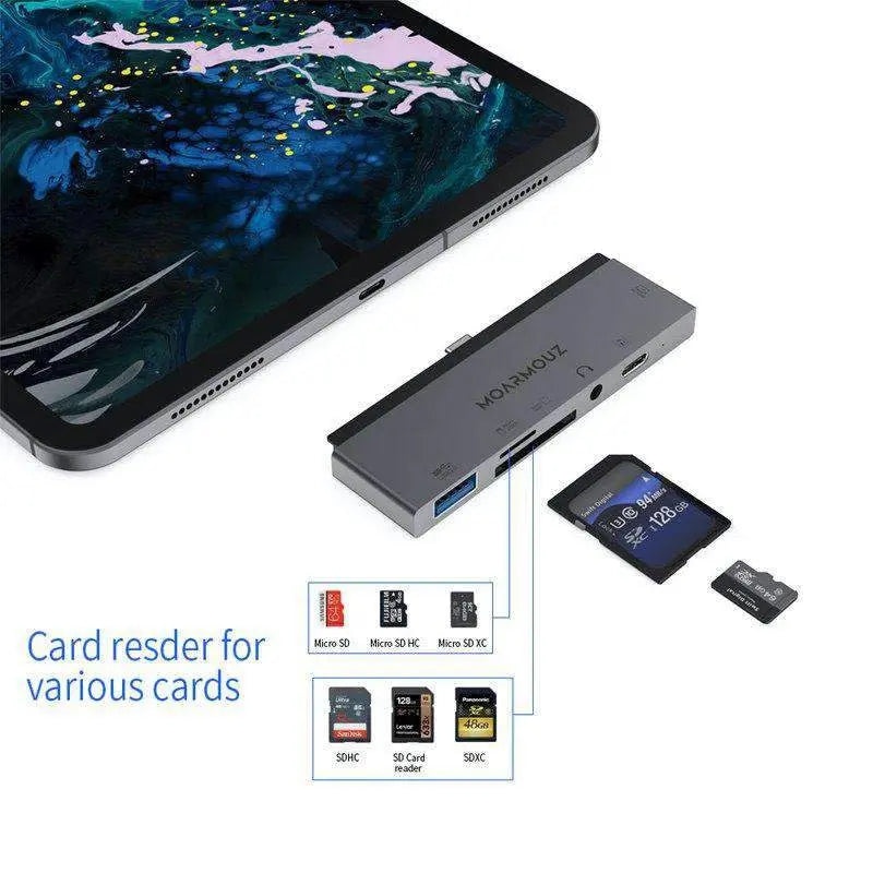 MoArmouz - Type C (USB-C) 6 in 1 iPad Pro Hub