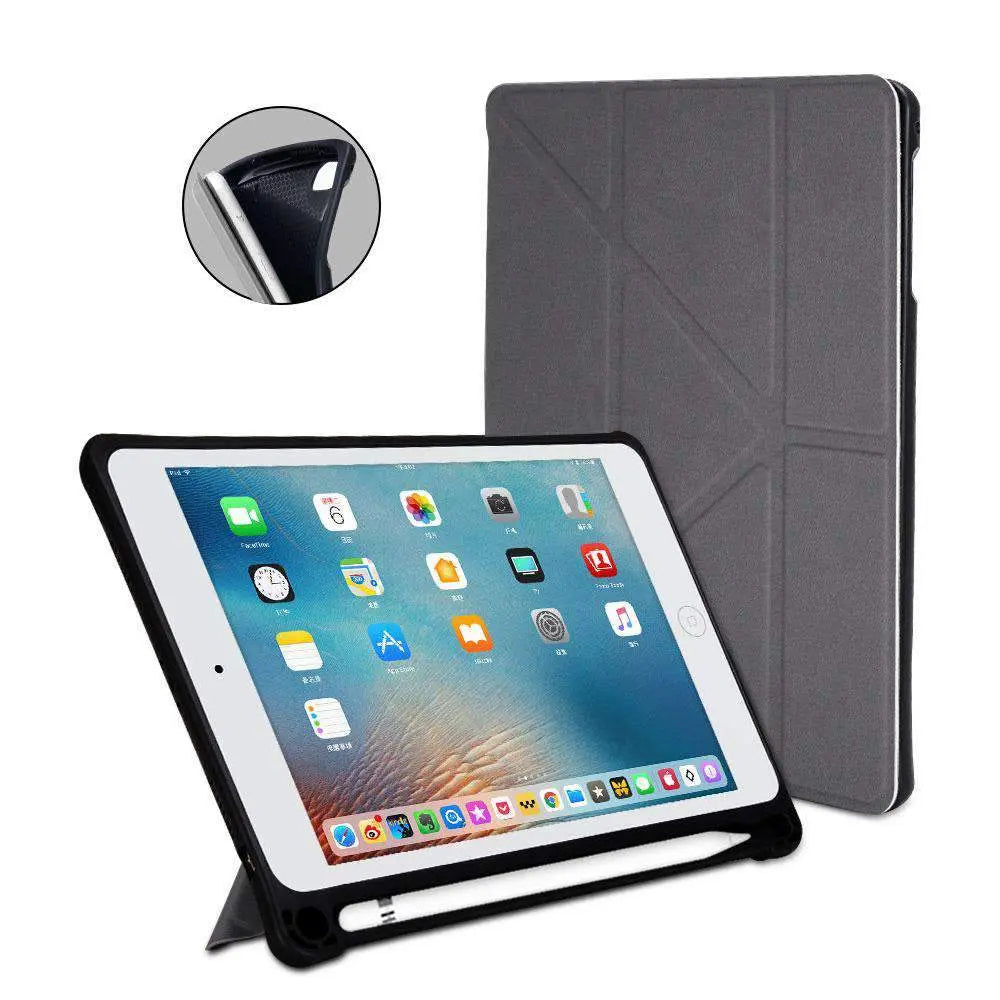 MoArmouz - Multifold Cover with Apple Pencil Holder & Auto Sleep Wake for iPad Mini 5 (2019) / Mini 4