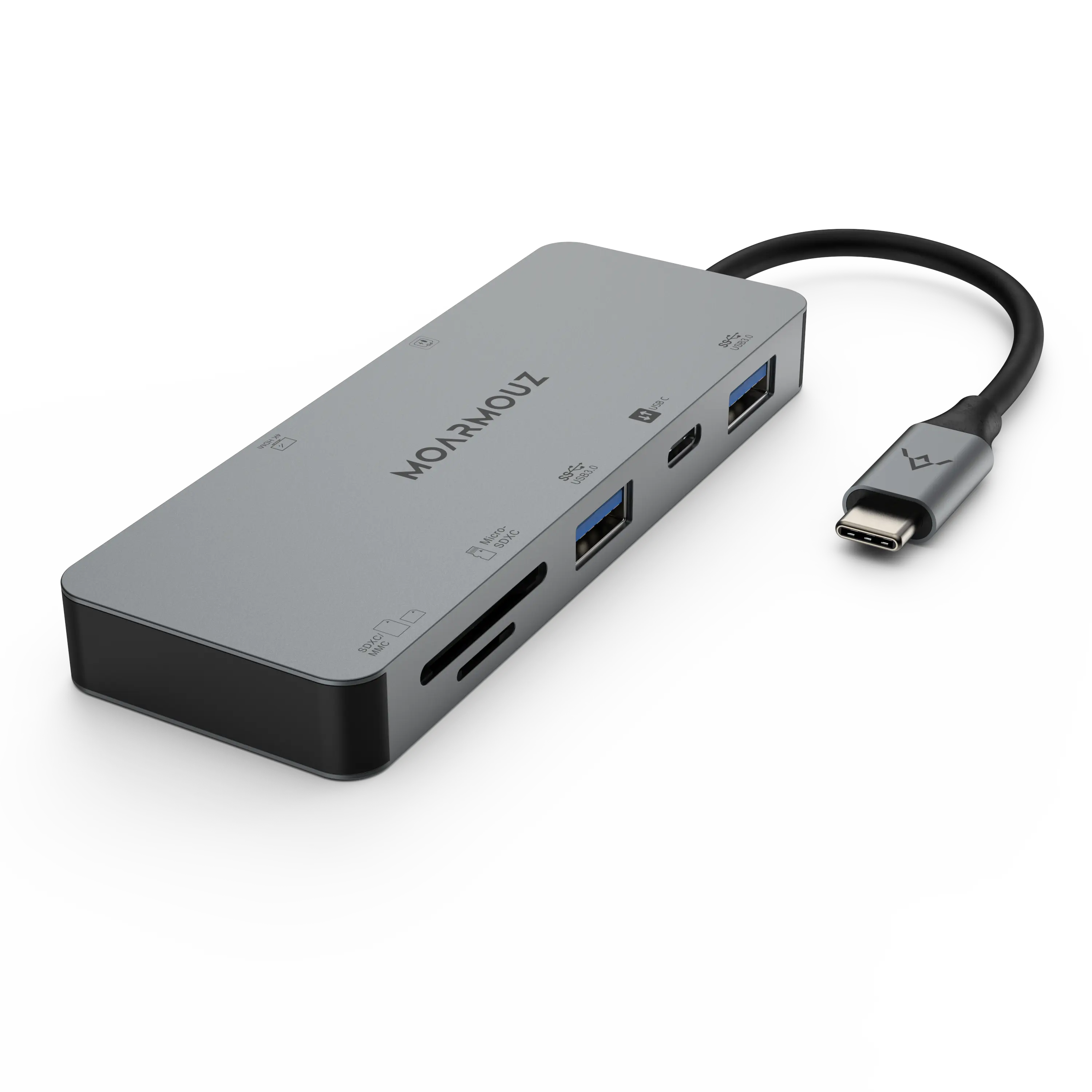 MoArmouz - Type C (USB-C) 7 in 1 Multiport HDMI HUB