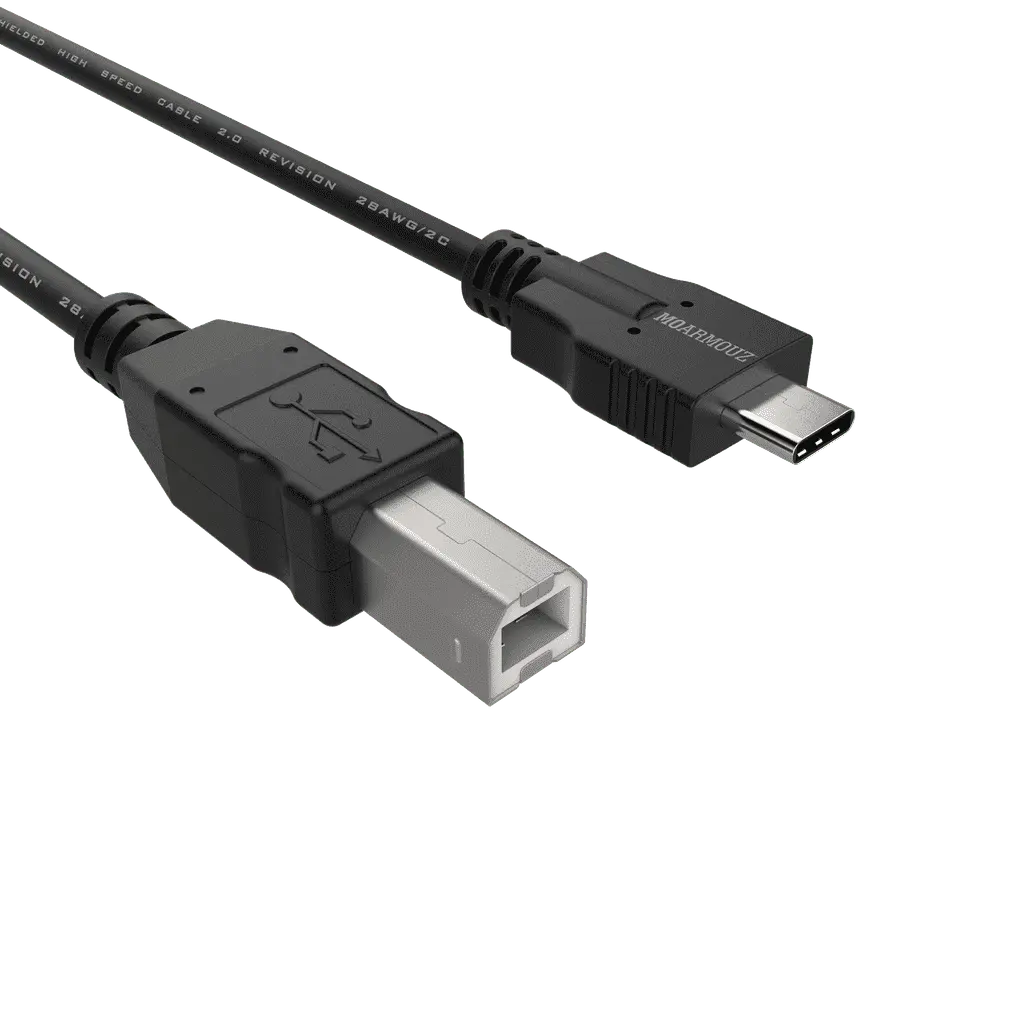 MoArmouz - USB 3.1 Type-C to USB-B (2.0) Cable