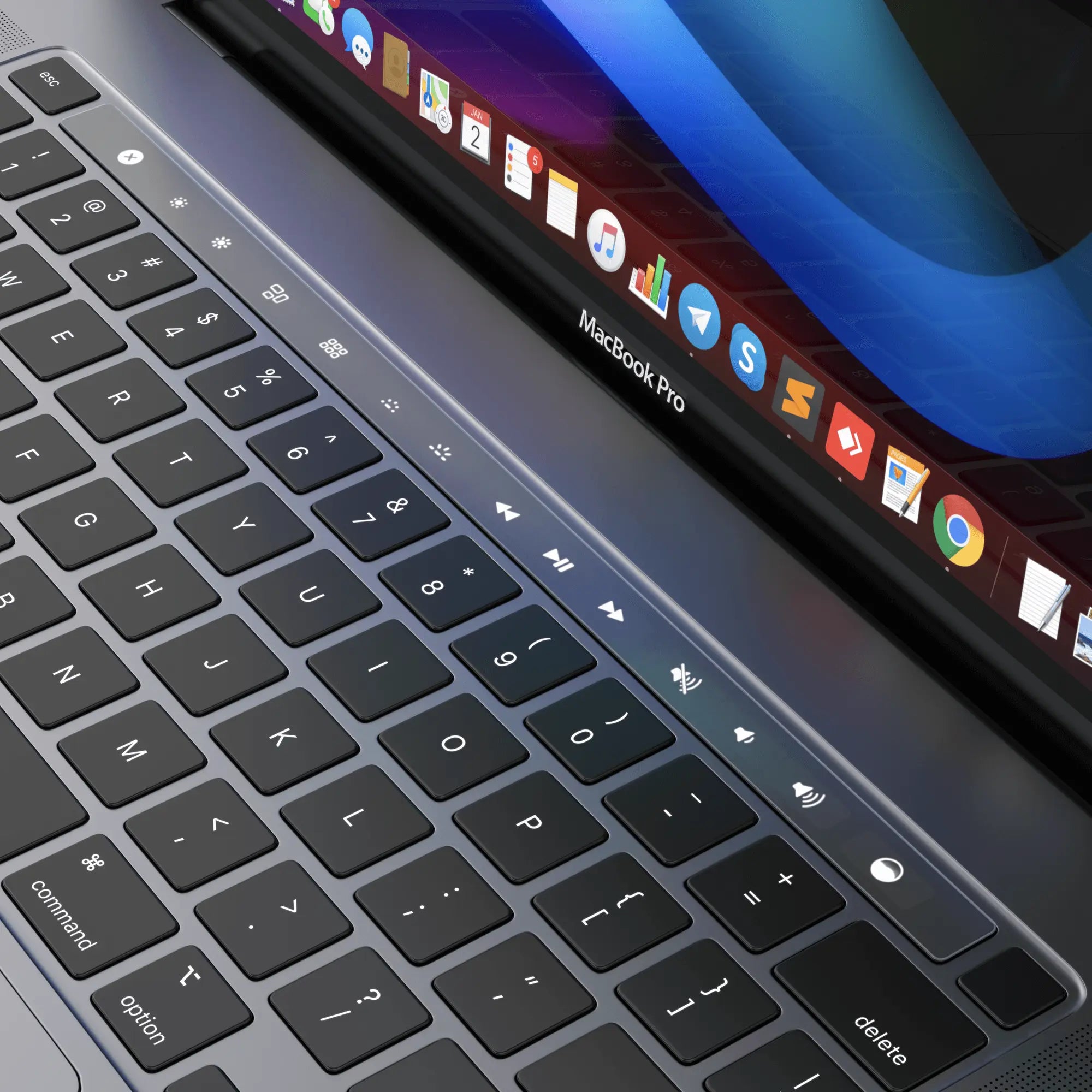 MoArmouz - Touch Bar Protector for MacBook Pro 16-inch (2020-2019)