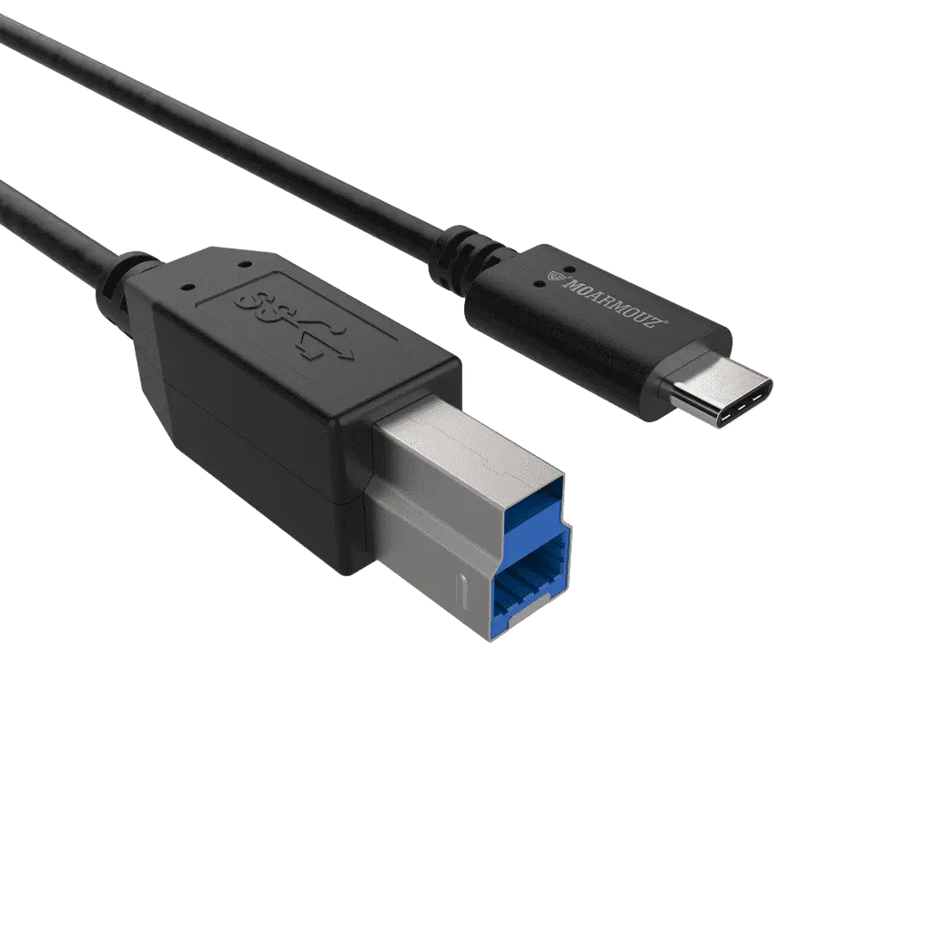 MoArmouz - USB 3.1 Type-C to USB-B (3.0) Printer Cable