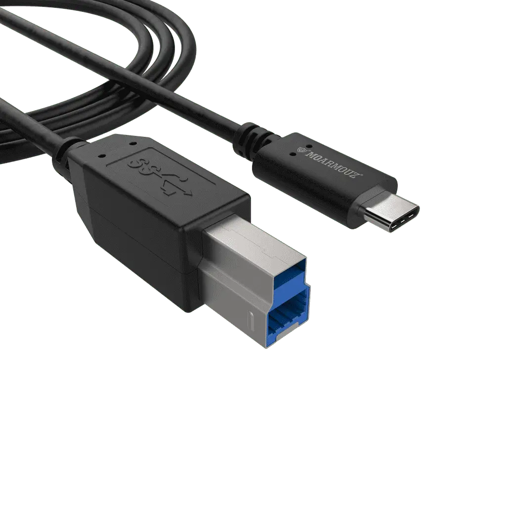 MoArmouz - USB 3.1 Type-C to USB-B (3.0) Printer Cable