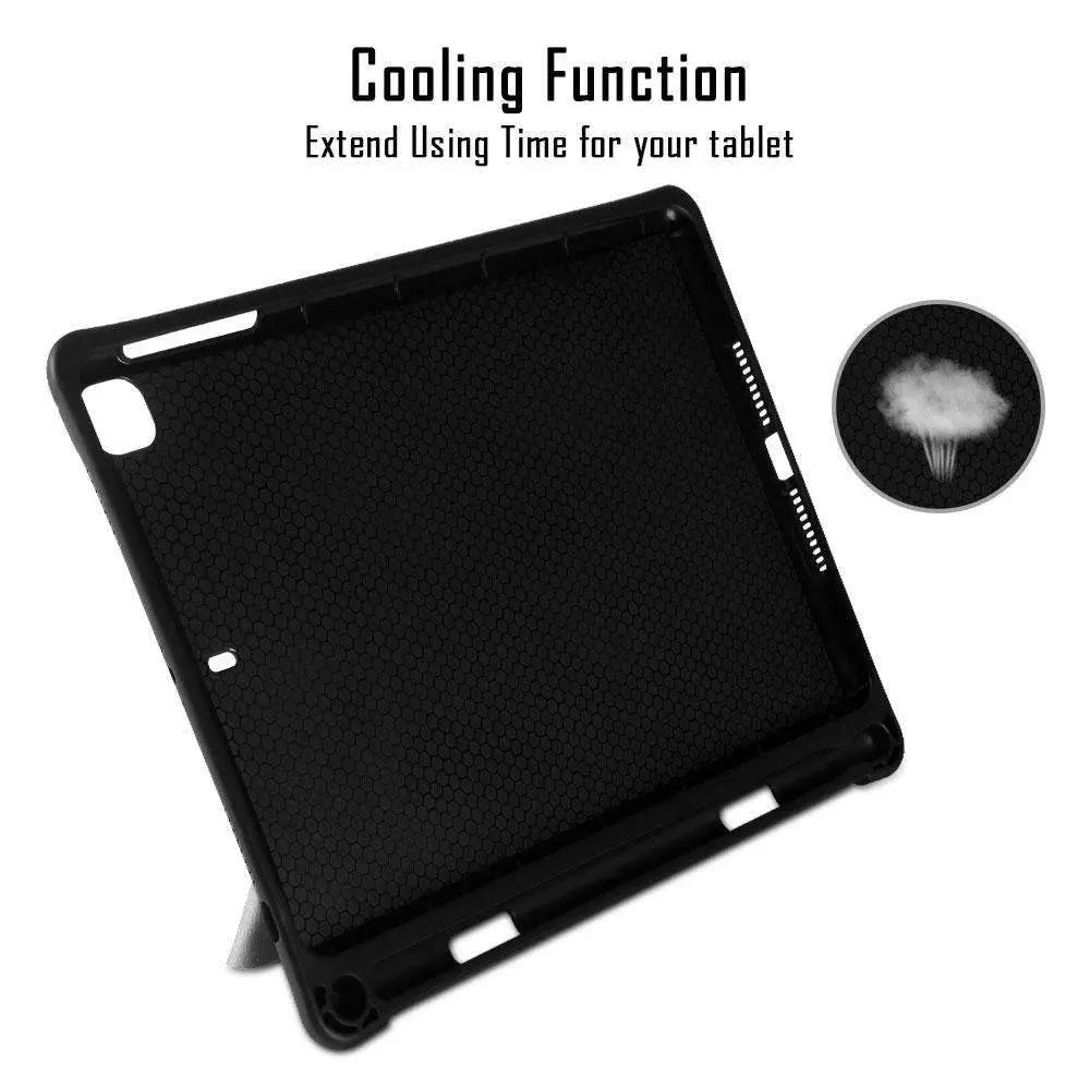 MoArmouz - Multifold Cover with Apple Pencil Holder & Auto Sleep Wake for iPad Mini 5 (2019) / Mini 4