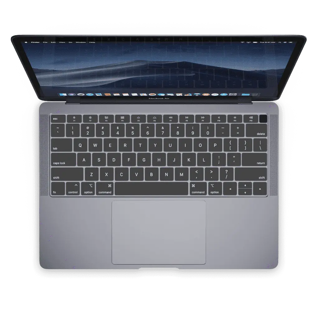 MoArmouz - Keyboard Protector for MacBook Air 13-inch (2019-2018) - US Layout