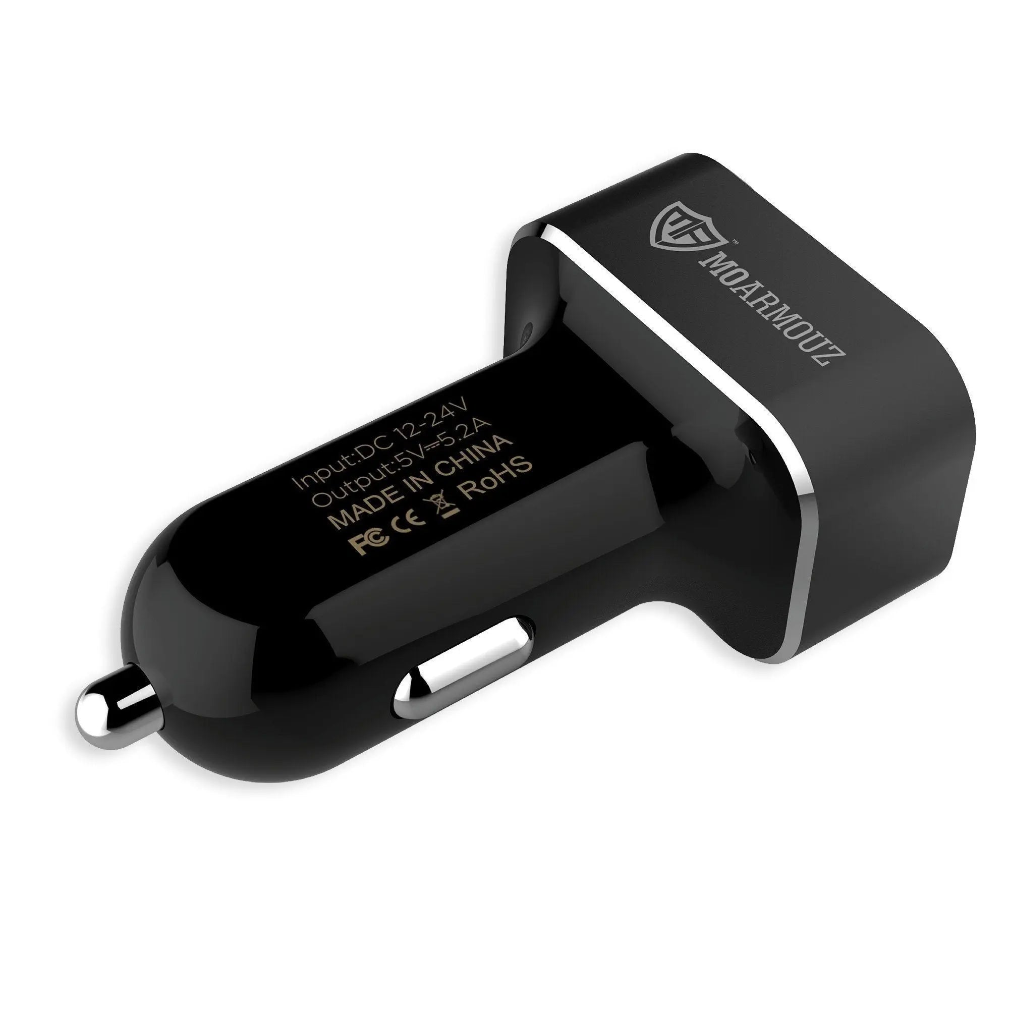MoArmouz - 3 Port w/ Smart Charge 5.2A/26W Car Charger
