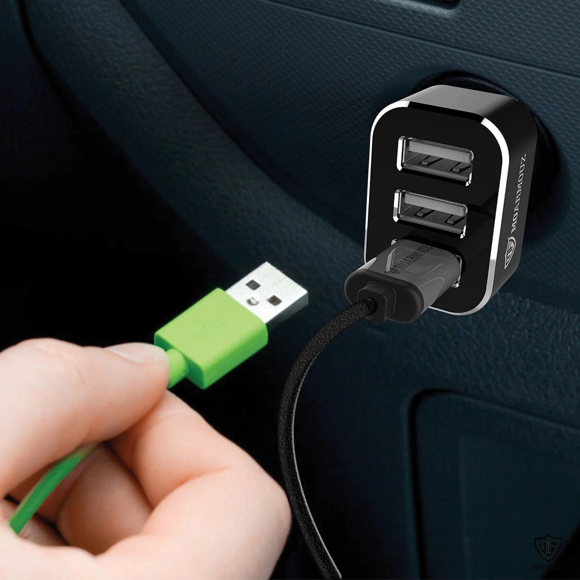 MoArmouz - 3 Port w/ Smart Charge 5.2A/26W Car Charger