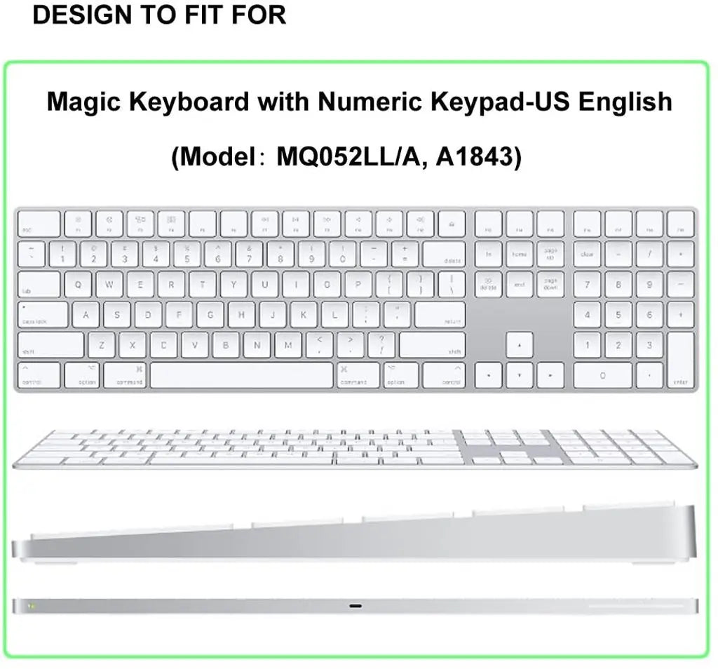 MoArmouz - Keyboard Protector For Magic Keyboard with Numeric Keypad - (US Layout)