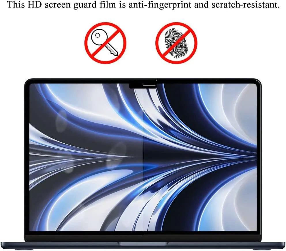 HD Clear Screen Protector for MacBook Air 13.6" (M5–M2, 2026–2022) — Moarmouz