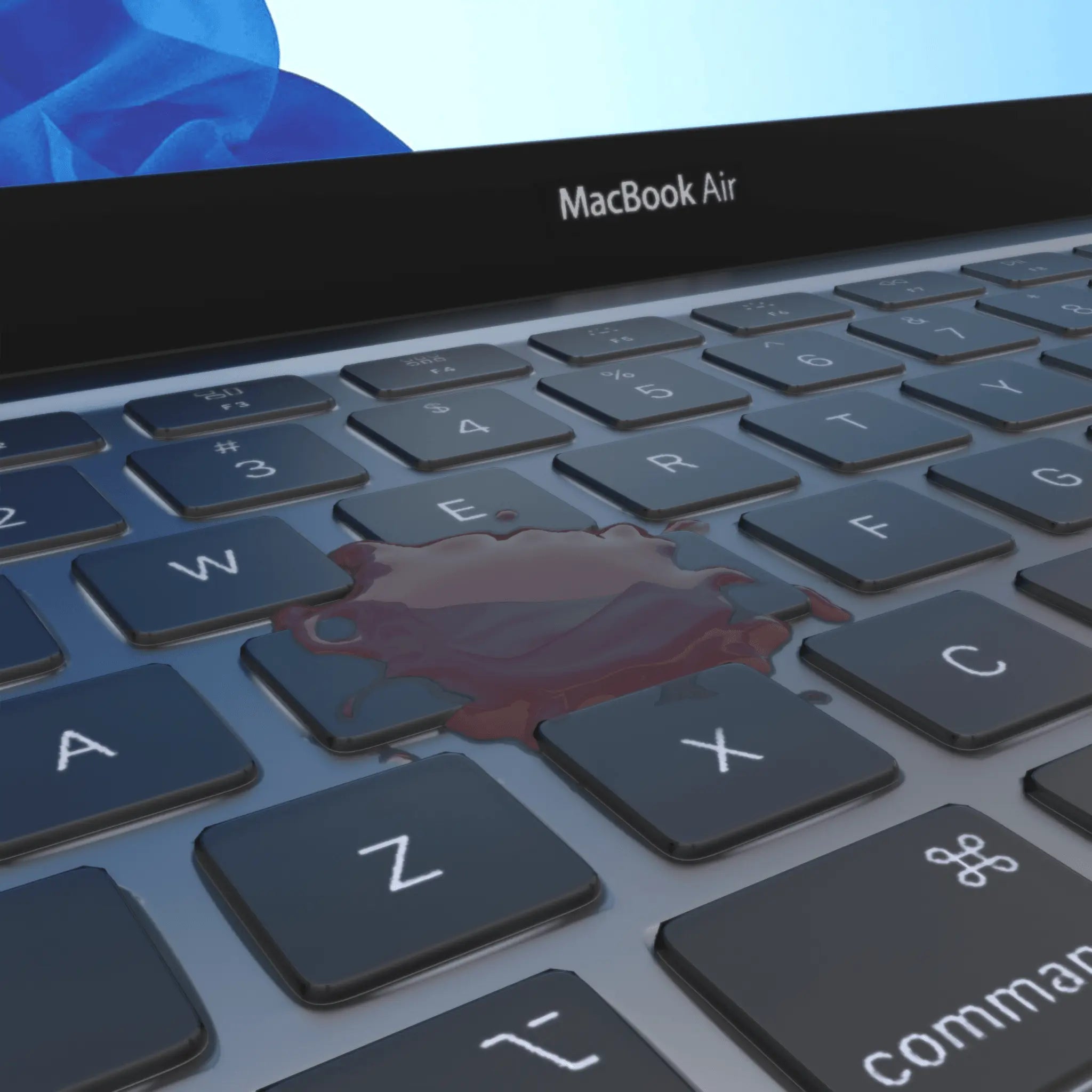 MoArmouz - Keyboard Protector for MacBook Air 13-inch (2020) & M1, 2020 - EU Layout