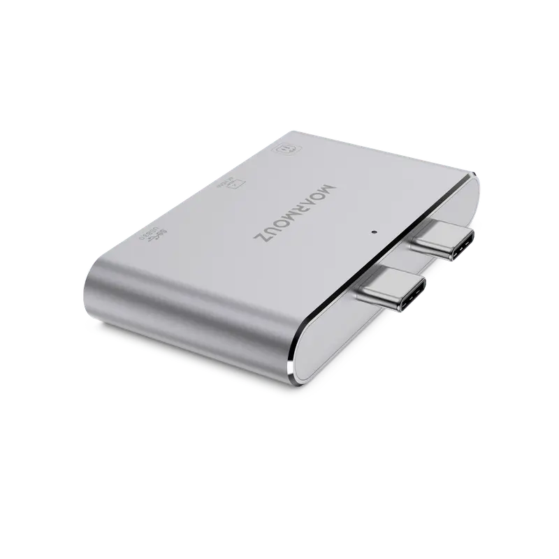 MoArmouz - Type C (USB-C) 3 in 2 Multiport 4K HDMI Hub