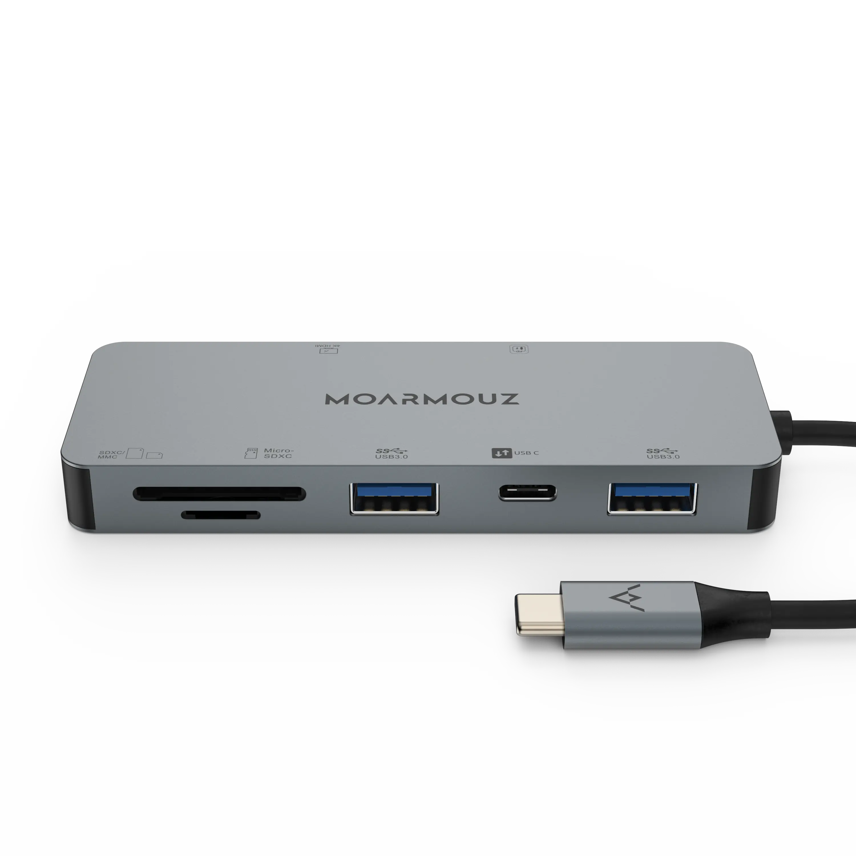MoArmouz - Type C (USB-C) 7 in 1 Multiport HDMI HUB