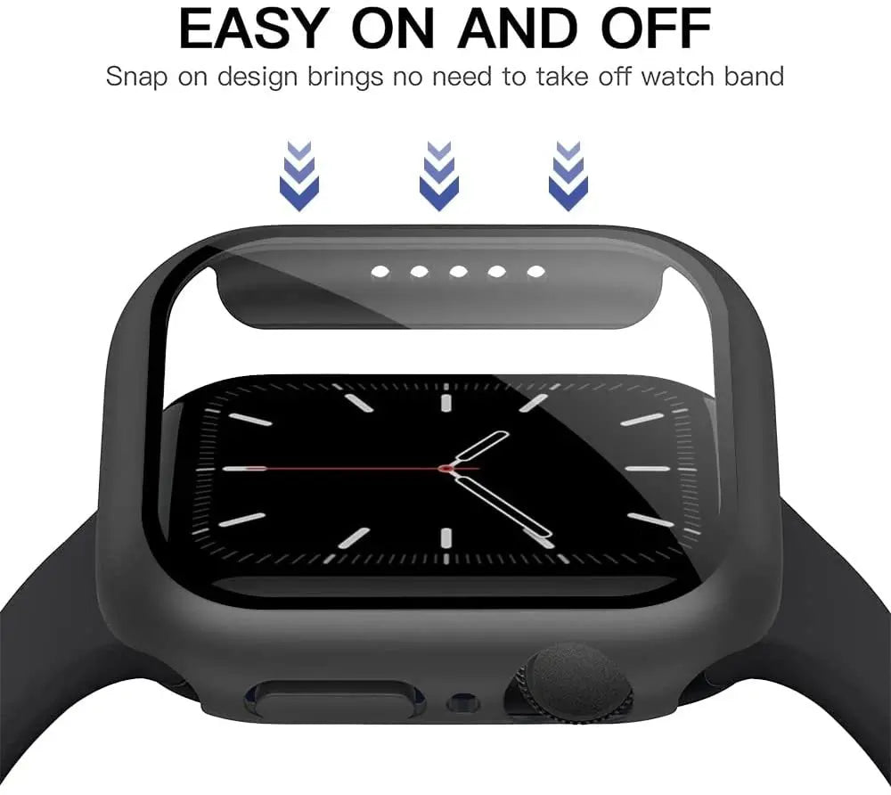 MoArmouz - Case with Screen Protector for Apple Watch Series 7