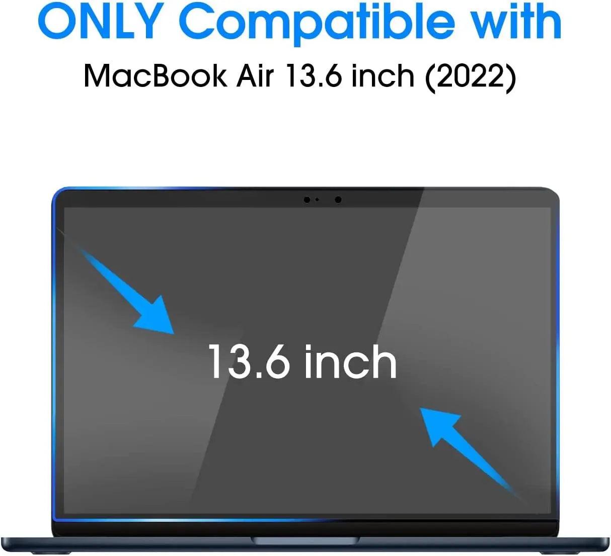 HD Clear Screen Protector for MacBook Air 13.6" (M5–M2, 2026–2022) — Moarmouz