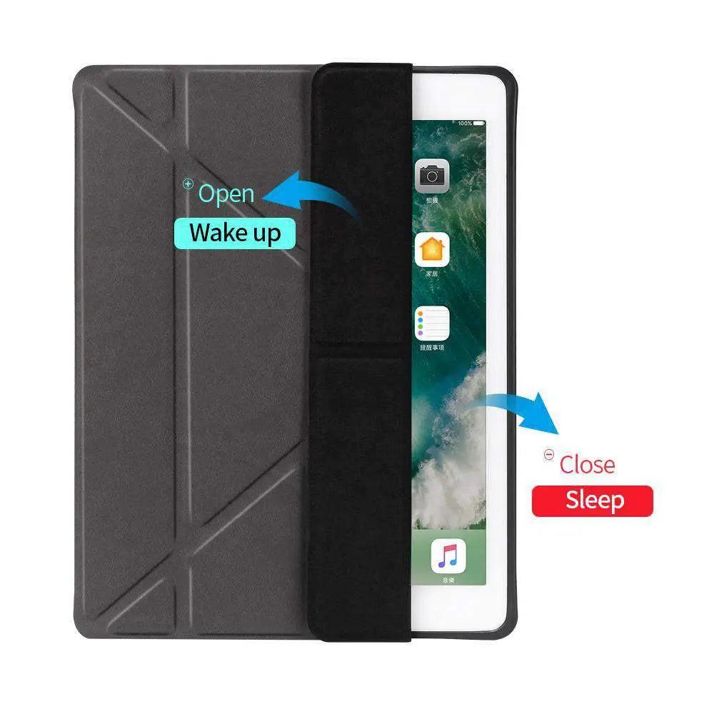 Multifold Smart Cover for iPad mini 5/4 — Apple Pencil Holder & Auto Sleep/Wake — Moarmouz