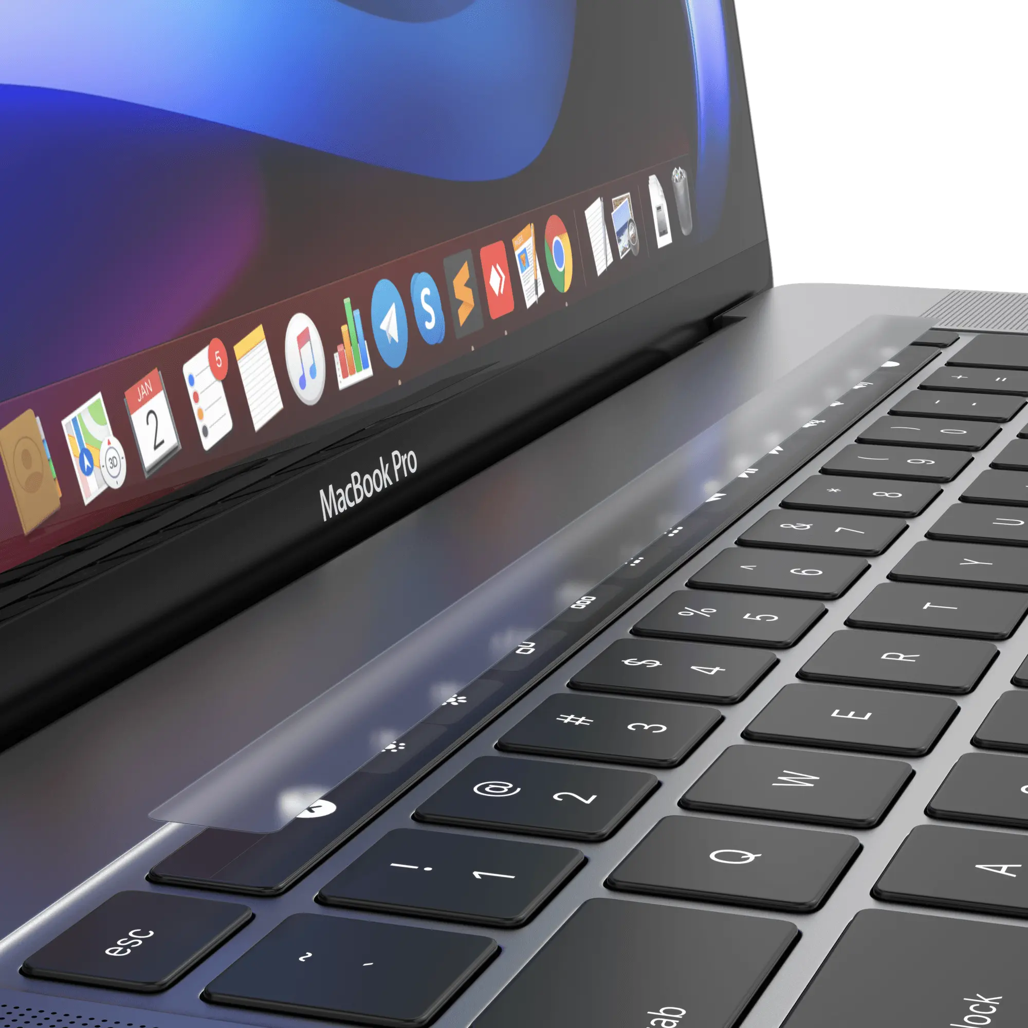 MoArmouz - Touch Bar Protector for MacBook Pro 16-inch (2020-2019)