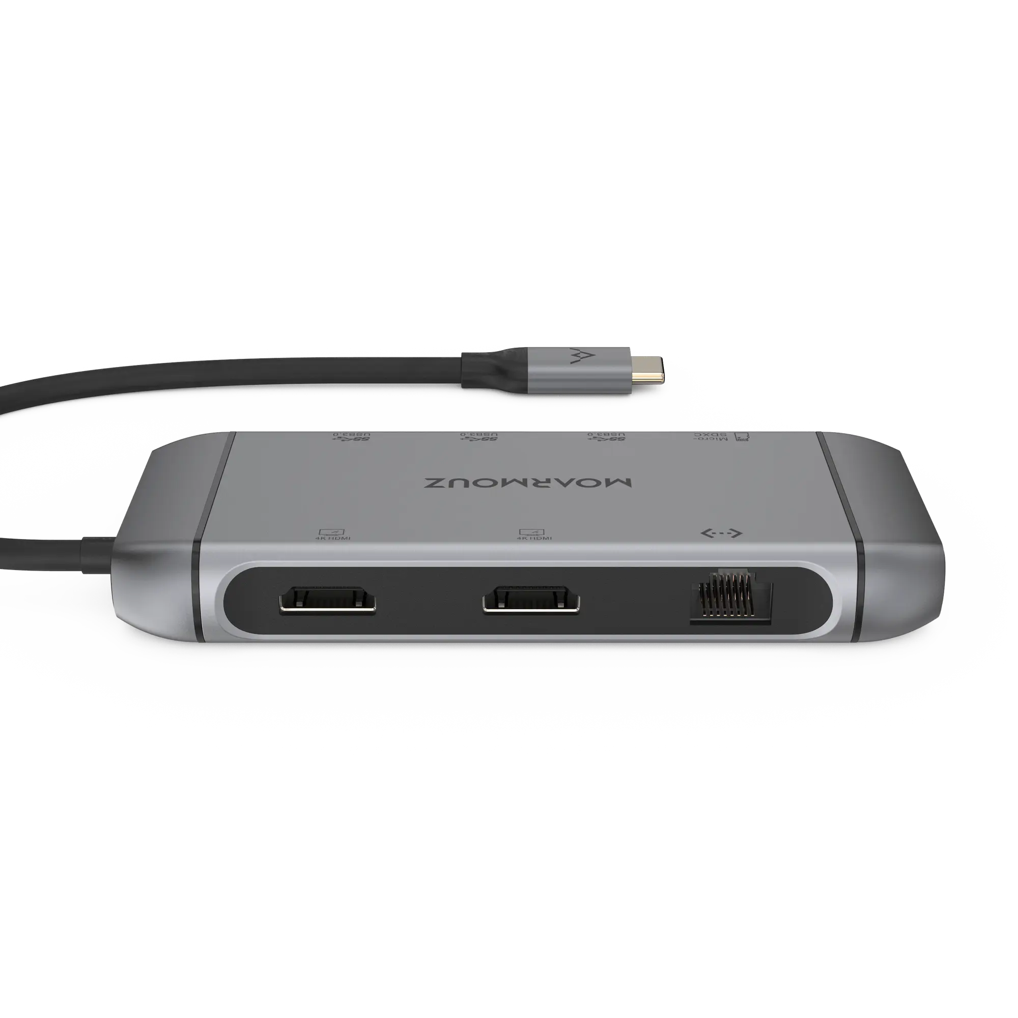 MoArmouz - Type C (USB-C) 9 in 1 Dual HDMI Display Hub