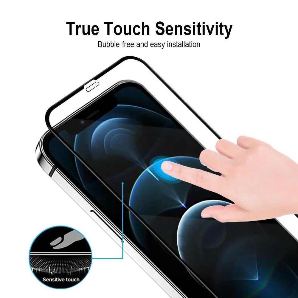 MoArmouz - Curved Tempered Glass Screen Protector for iPhone 12 Pro Max