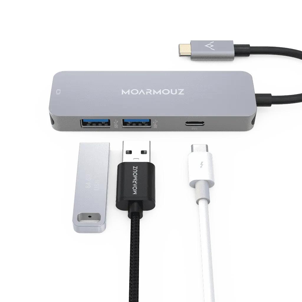 MoArmouz - Type C (USB-C) 4 in 1 Multiport HDMI Hub