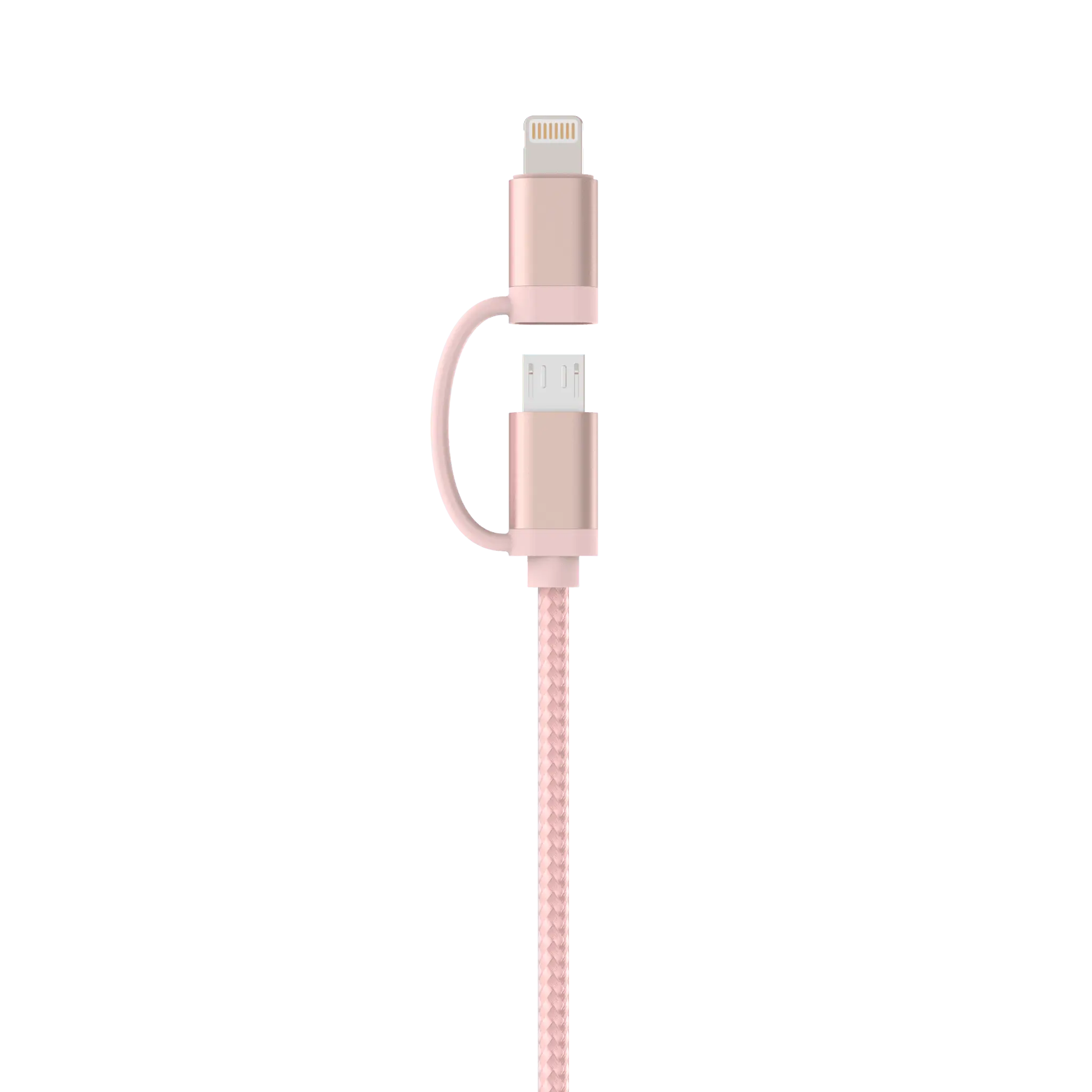 MoArmouz - 2 in 1 Braided MFI Certified Lightning and Micro USB Cable