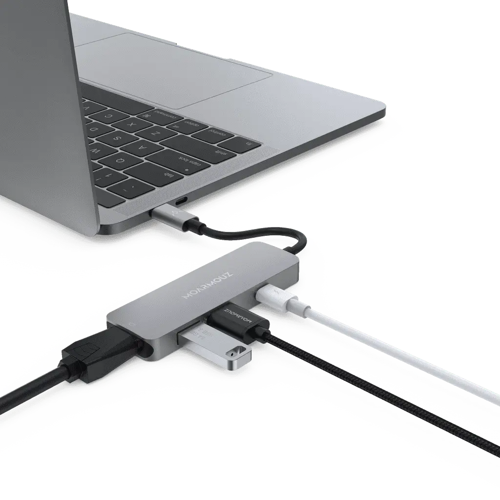 MoArmouz - Type C (USB-C) 4 in 1 Multiport HDMI Hub
