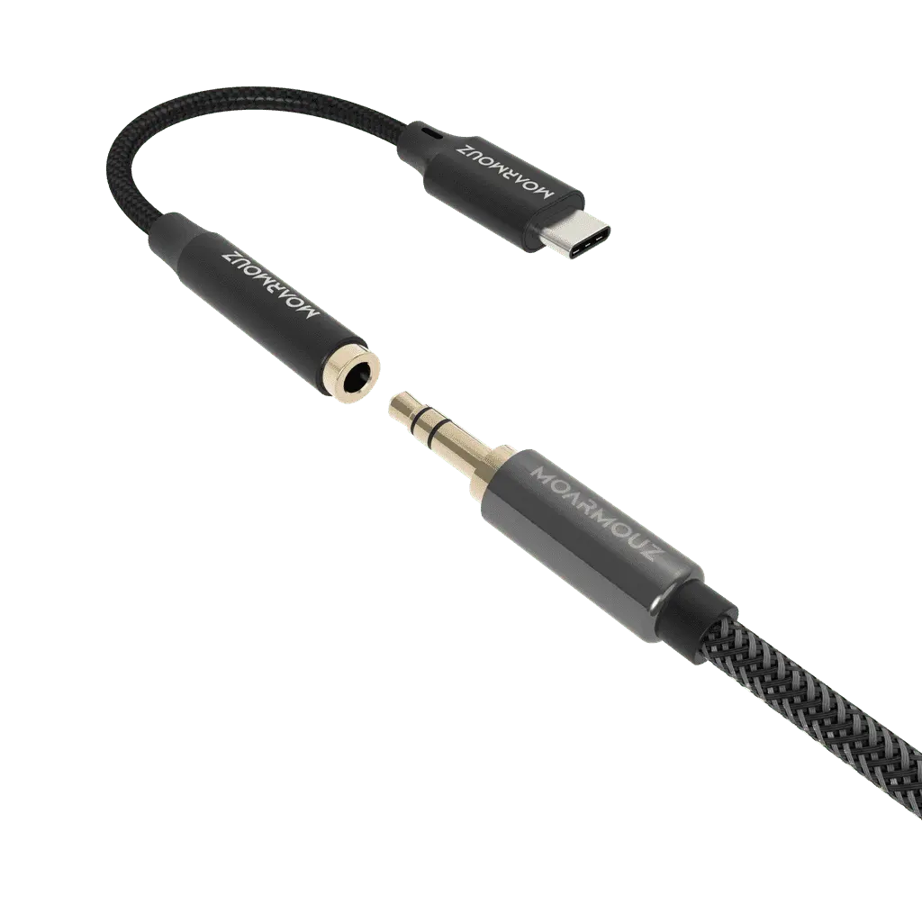 MoArmouz - USB 3.1 Type-C to Digital 3.5mm Aux Adapter with DAC