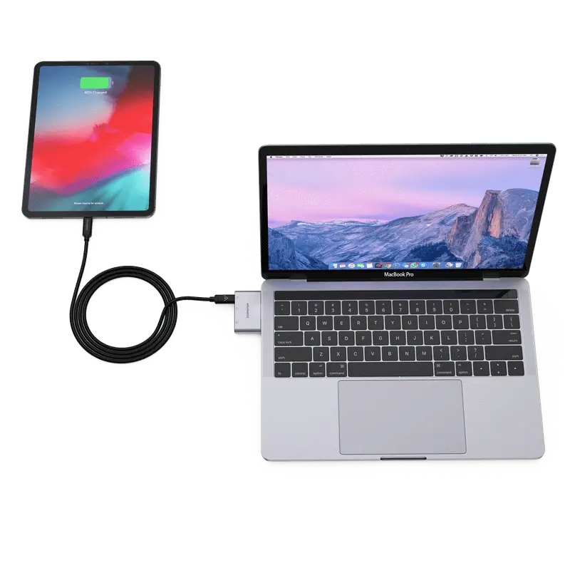 MoArmouz - Type C (USB-C) 3 in 2 Multiport 4K HDMI Hub