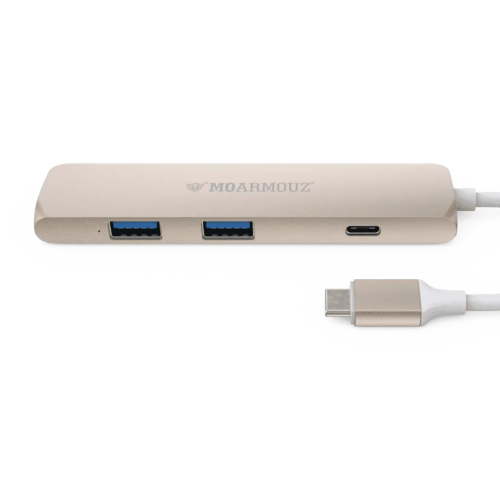 MoArmouz - Type C (USB-C) 4 in 1 Multiport HDMI Hub
