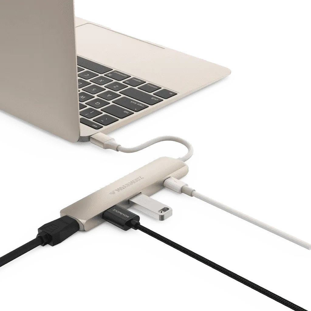 MoArmouz - Type C (USB-C) 4 in 1 Multiport HDMI Hub