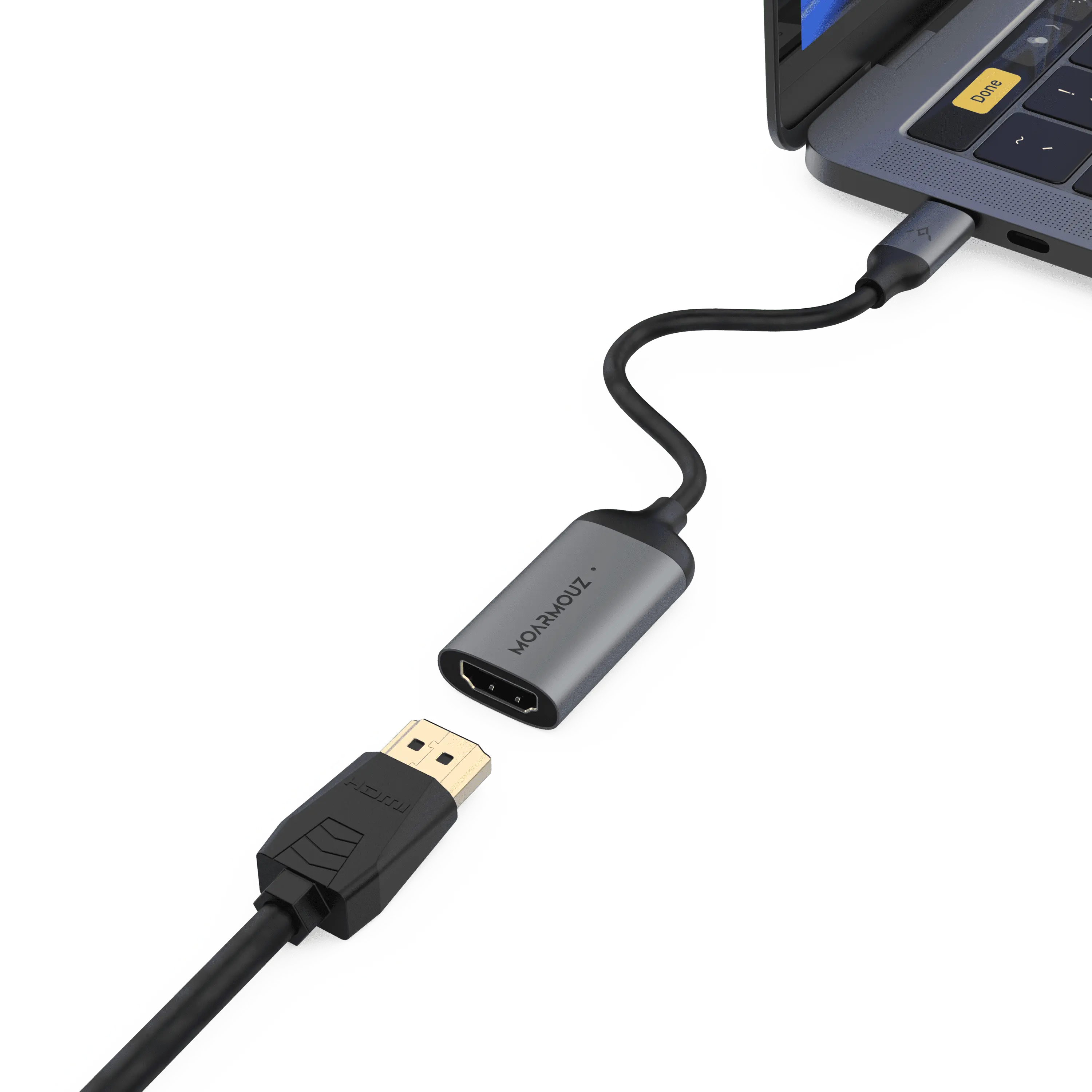 MoArmouz - Type C (USB-C) to HDMI Adapter (4K@60Hz)
