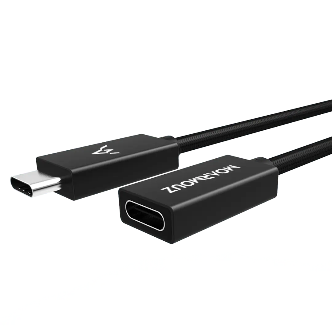 MoArmouz - USB-C 3.2 Gen 2 to Type-C Extension Cable with 4K@60Hz, 100W Power Delivery and 10Gbps Data