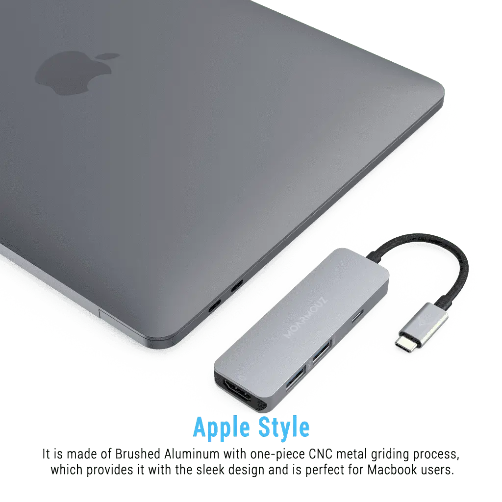 MoArmouz - Type C (USB-C) 4 in 1 Multiport HDMI Hub