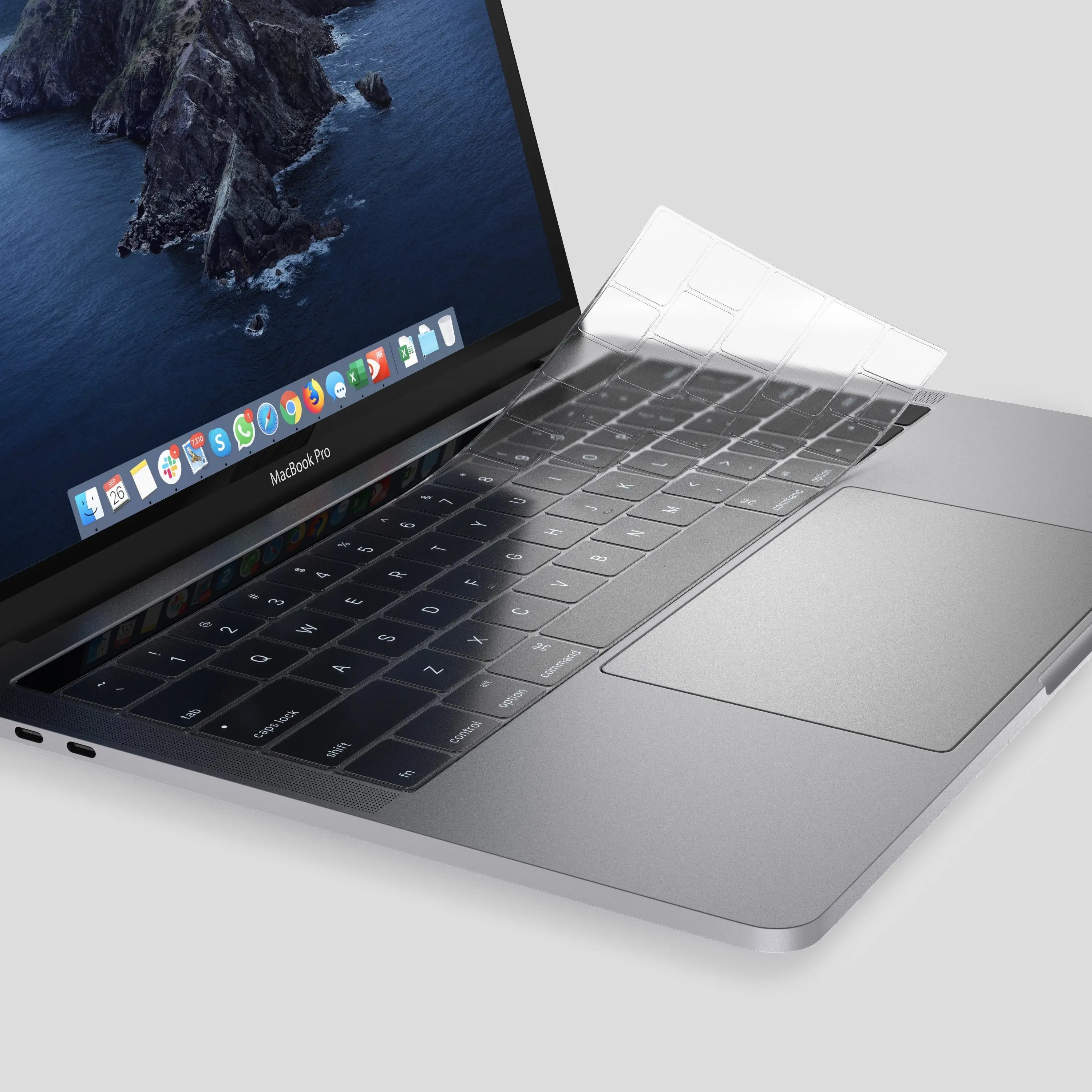MoArmouz - Keyboard Protector for MacBook Pro 15" (2019-2016) with Touch Bar - US Layout