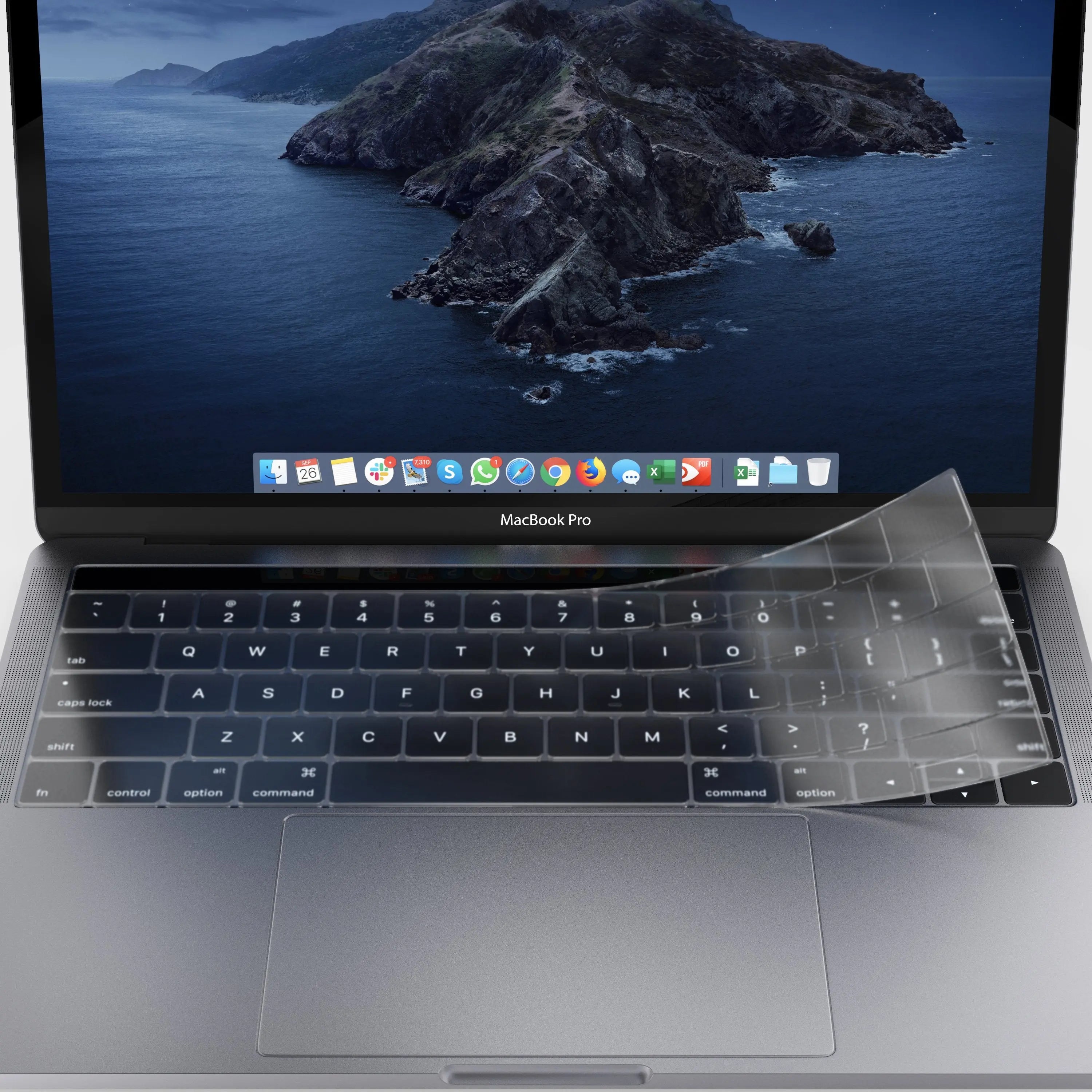 MoArmouz - Keyboard Protector for MacBook Pro 13-inch (2019-2016) with Touch Bar - US Layout