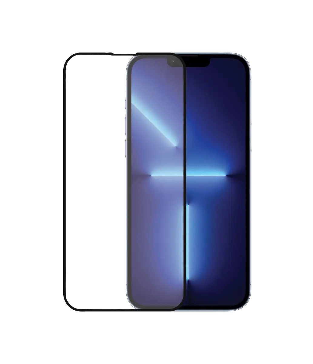 MoArmouz - Curved Anti-Static Tempered Glass Screen Protector for iPhone 13 Pro Max