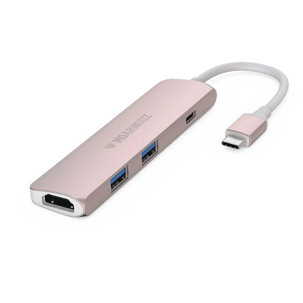 MoArmouz - Type C (USB-C) 4 in 1 Multiport HDMI Hub
