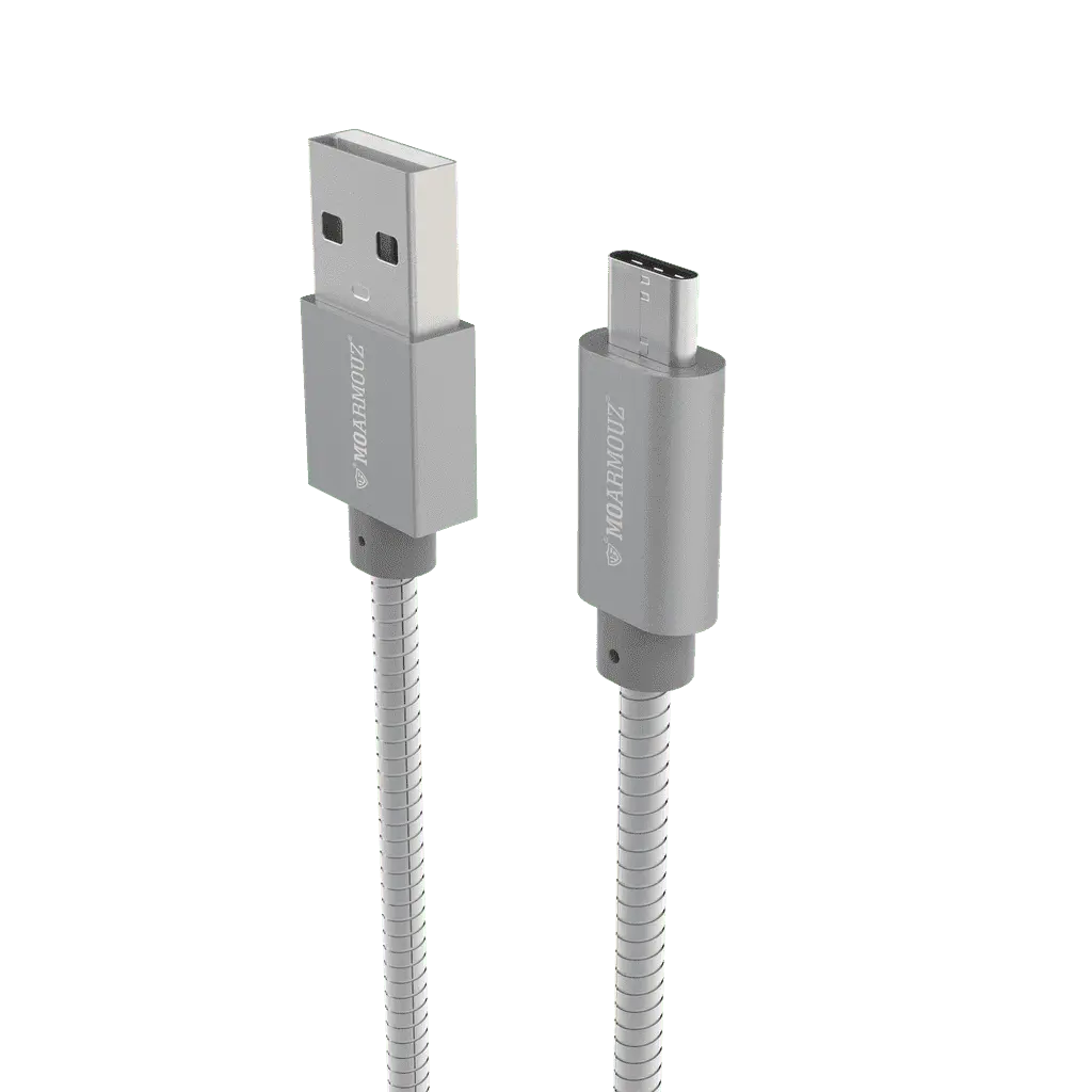 MoArmouz - Type C (USB-C) to USB A Premium Metal Cable