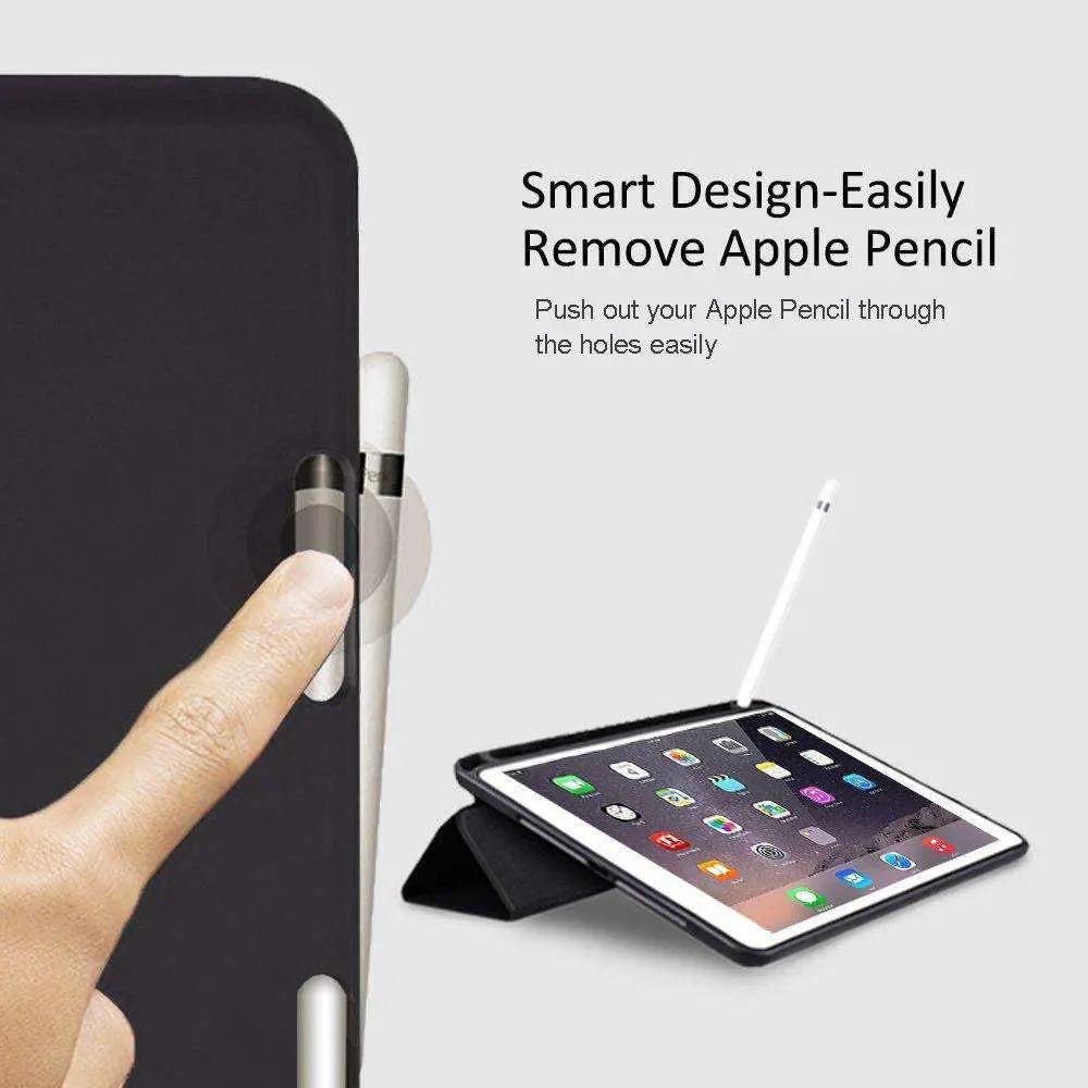 Trifold Stand Smart Case with Pencil Holder for iPad 9.7" (6th Gen, 2018) — Moarmouz