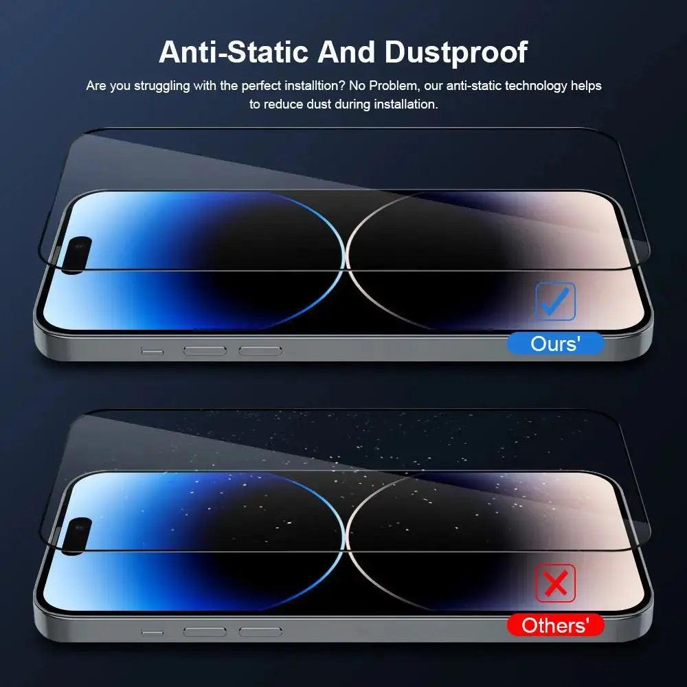 Anti-Static Tempered Glass Screen Protector for iPhone 16e — Moarmouz