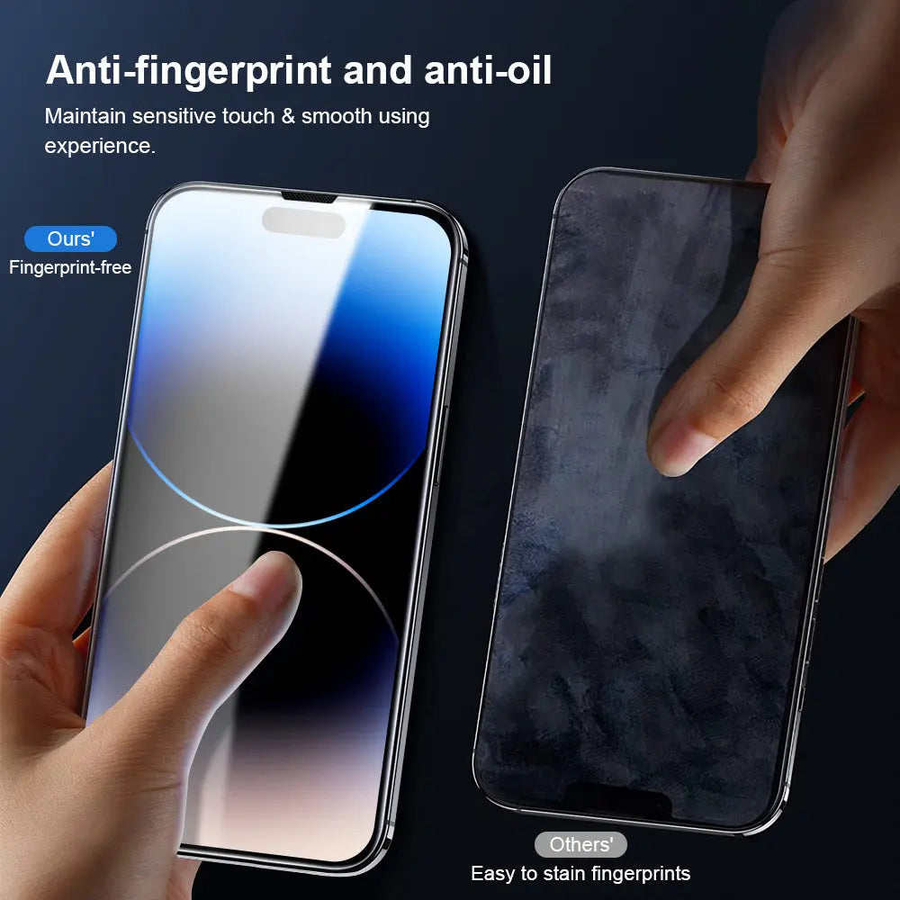 MoArmouz - Curved Anti-Static Tempered Glass Screen Protector for iPhone 13 Pro